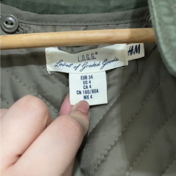 H&M L.O.G.G. army green jacket - Picture 7 of 7